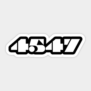 4547 Sticker